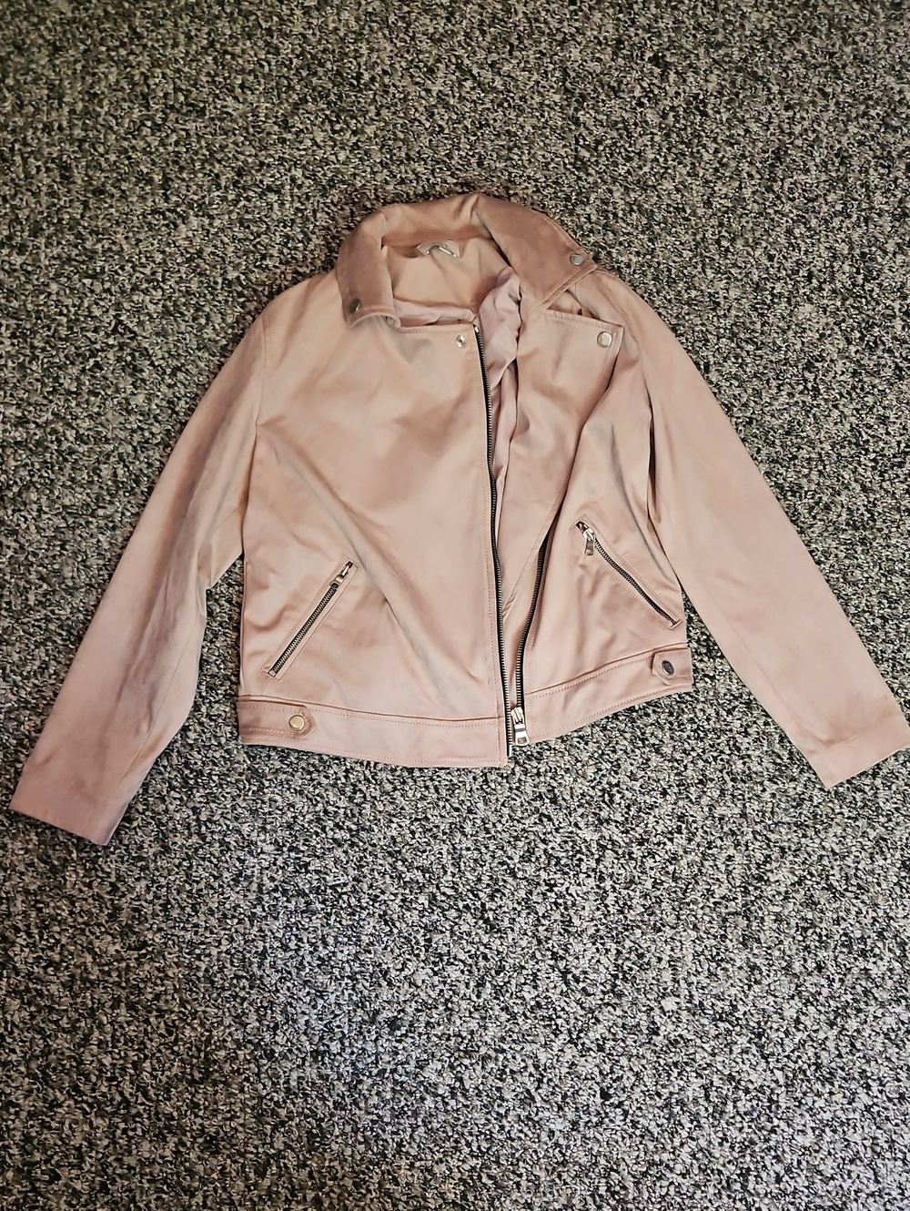 Faux Suede Jacket